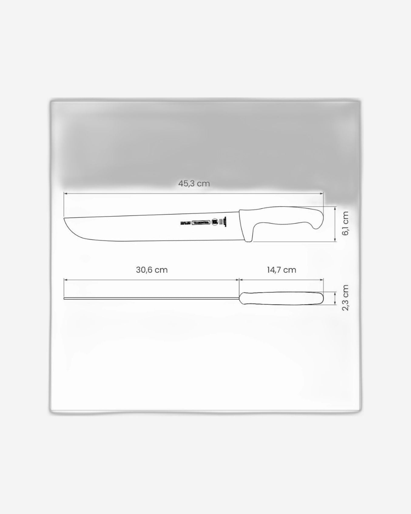 Tramontina Meat Knife 12Inch Yellow