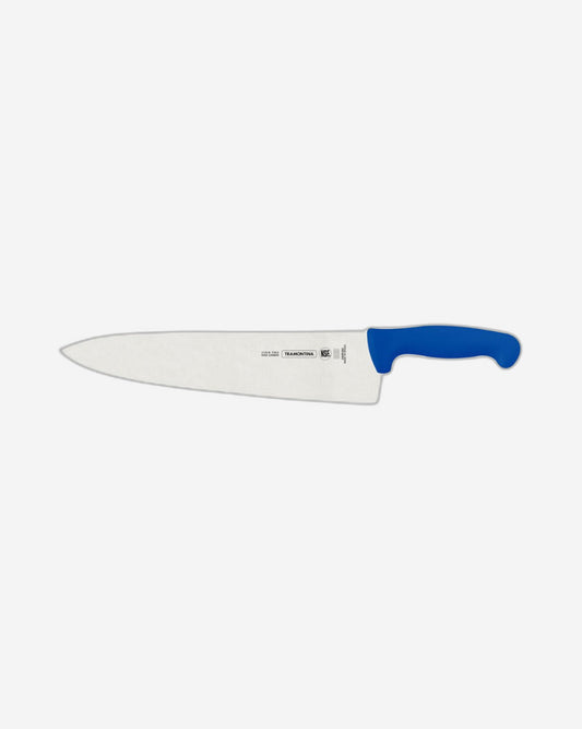 Tramontina Since 1911 Made In Brazil Tramontina Professional Meat Knife With Stainless-Steel Blade And Blue Polypropylene Handle 12"