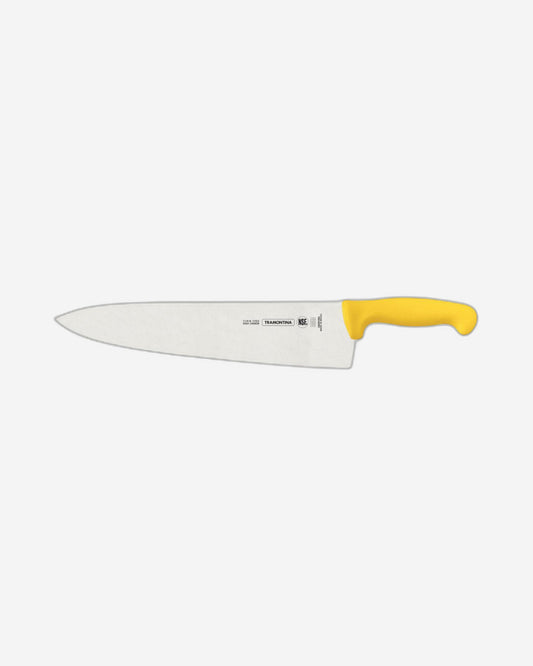 Tramontina Since 1911 Made In Brazil Tramontina Professional 14" Meat Knife With Stainless-Steel Blade And Yellow Polypropylene Handle