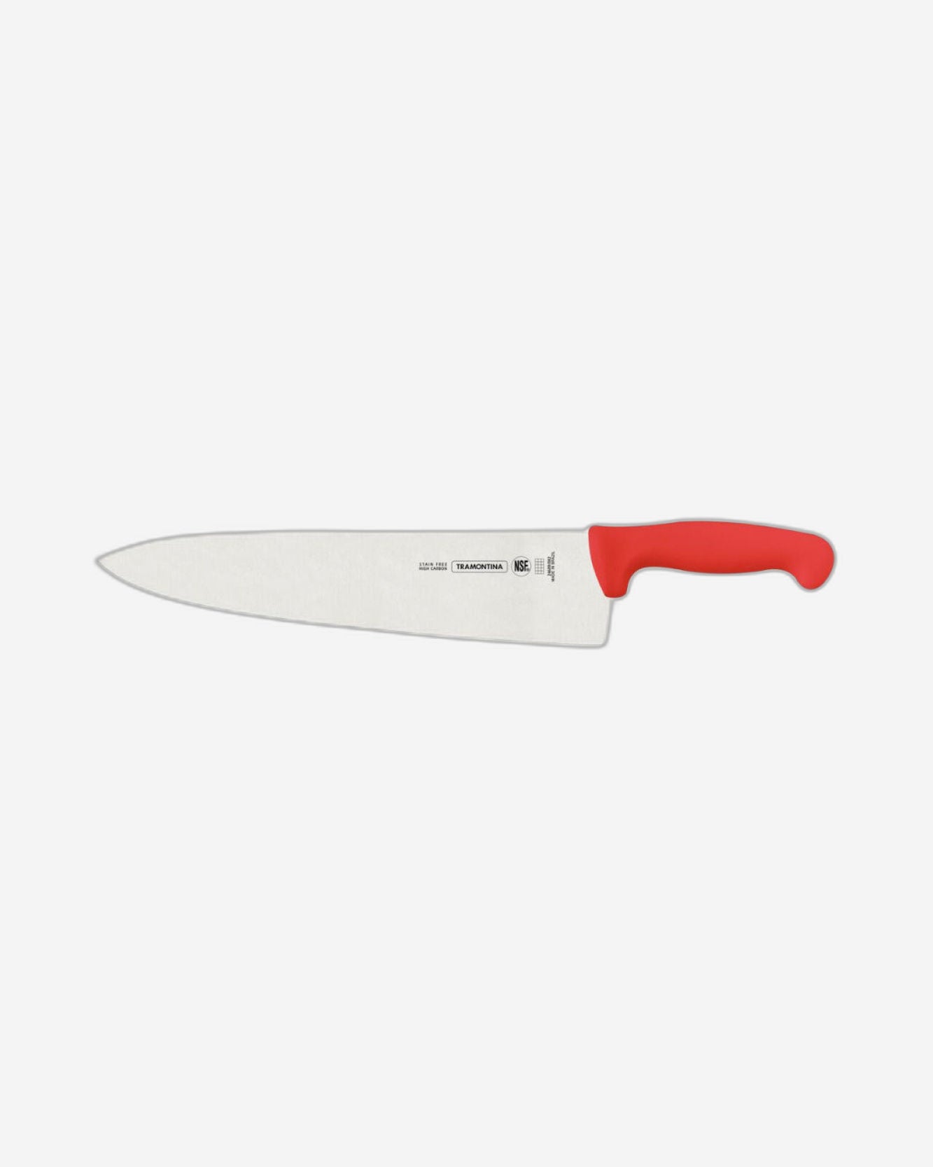 Tramontina Since 1911 Made In Brazil Tramontina Professional 12" Meat Knife With Stainless-Steel Blade And Red Polypropylene Handle