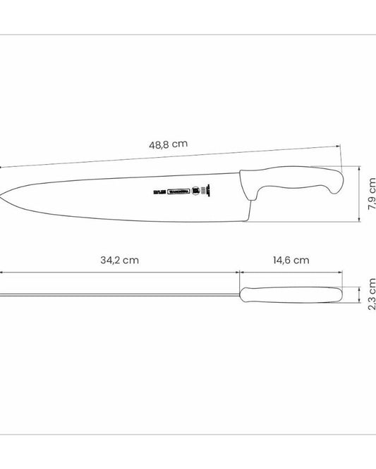 Tramontina Professional Meat Knife 14Inch Red