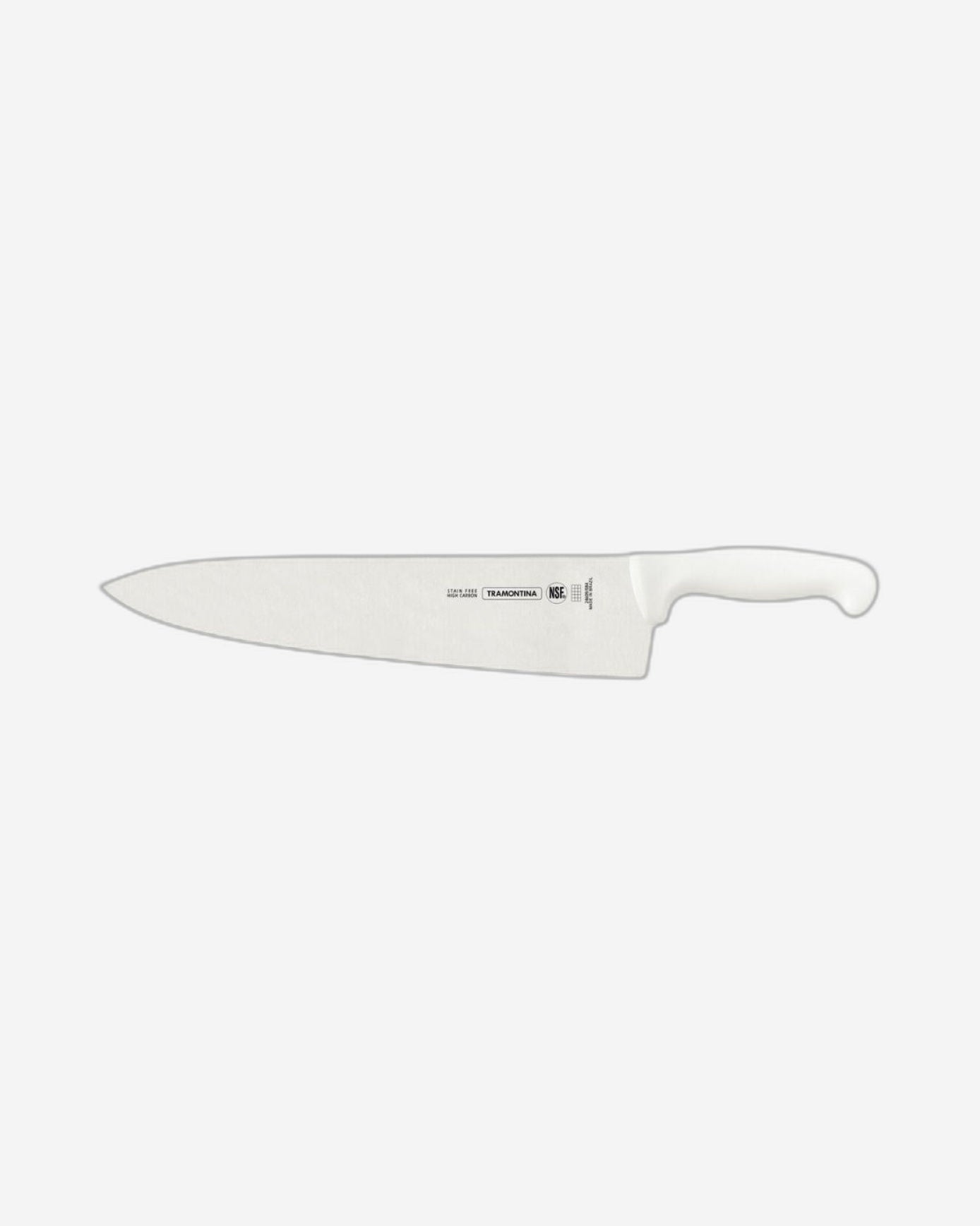 Tramontina Since 1911 Made In Brazil Tramontina Professional 14" Meat Knife With Stainless-Steel Blade And White Polypropylene Handle