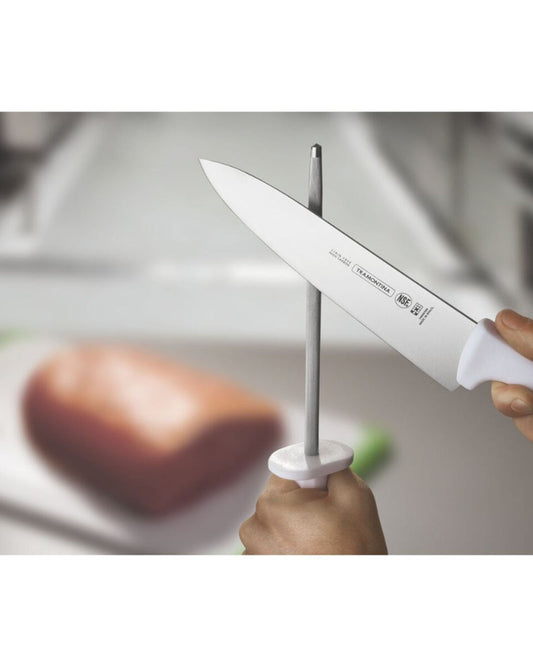 Tramontina Since 1911 Made In Brazil Tramontina Professional 14" Meat Knife With Stainless-Steel Blade And White Polypropylene Handle