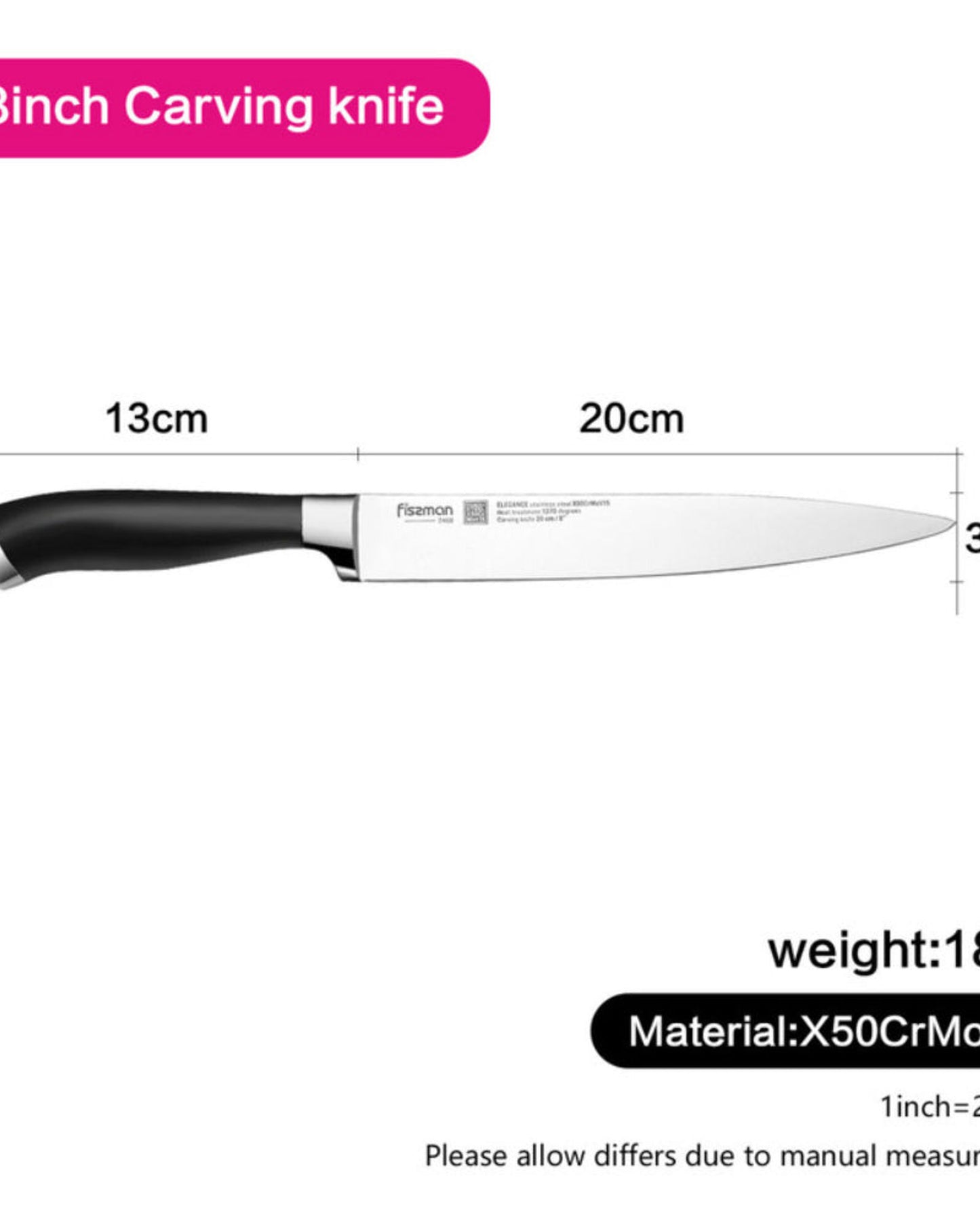Fissman Carving Knife Elegance 8Inch