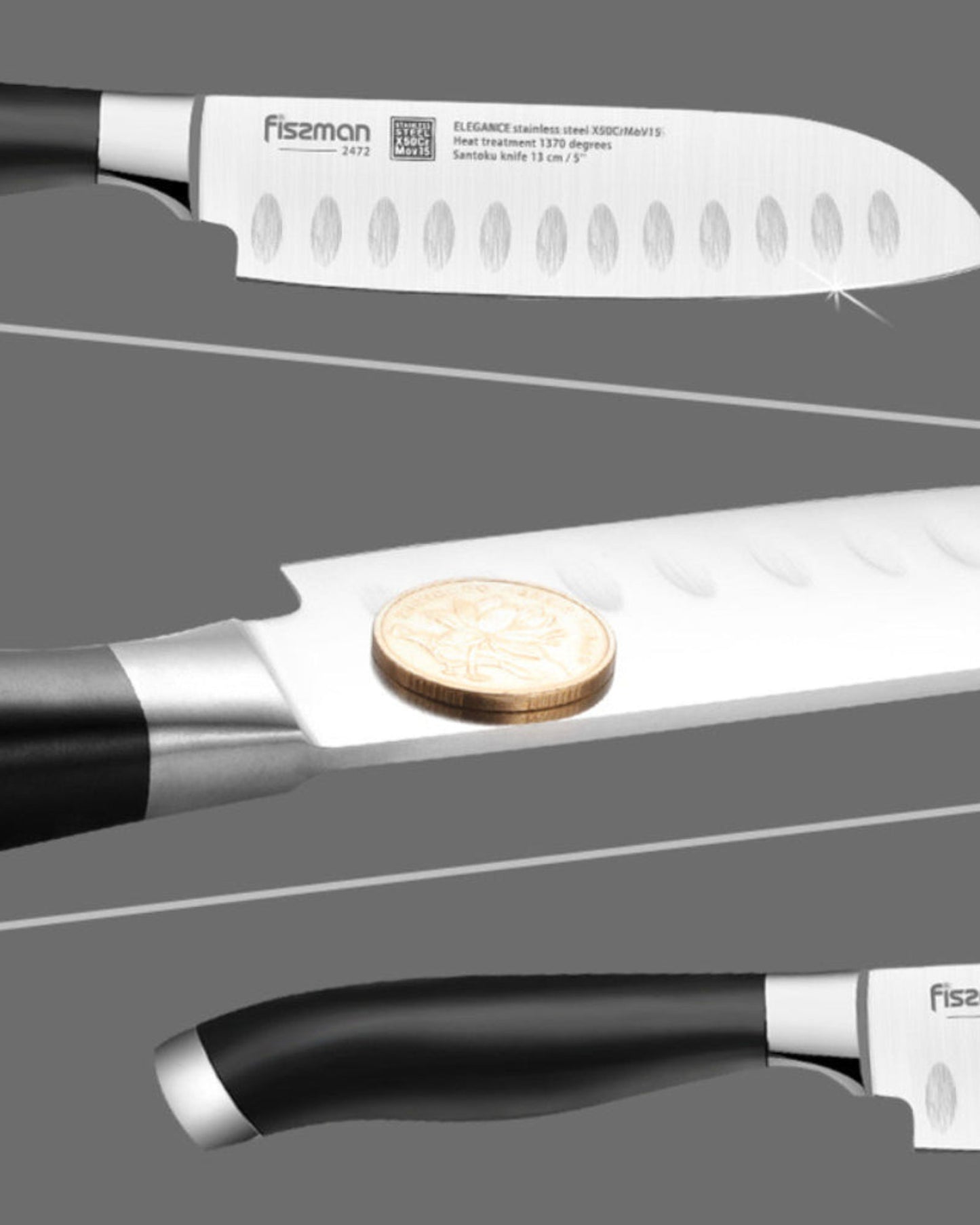 Fissman Santoku Knife Elegance 5Inch