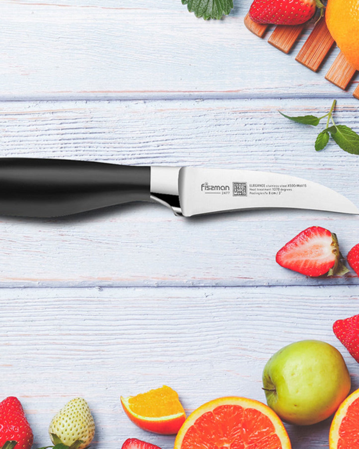 Fissman Vegetable Peeler Elegance Claw Black/Silver 8cm