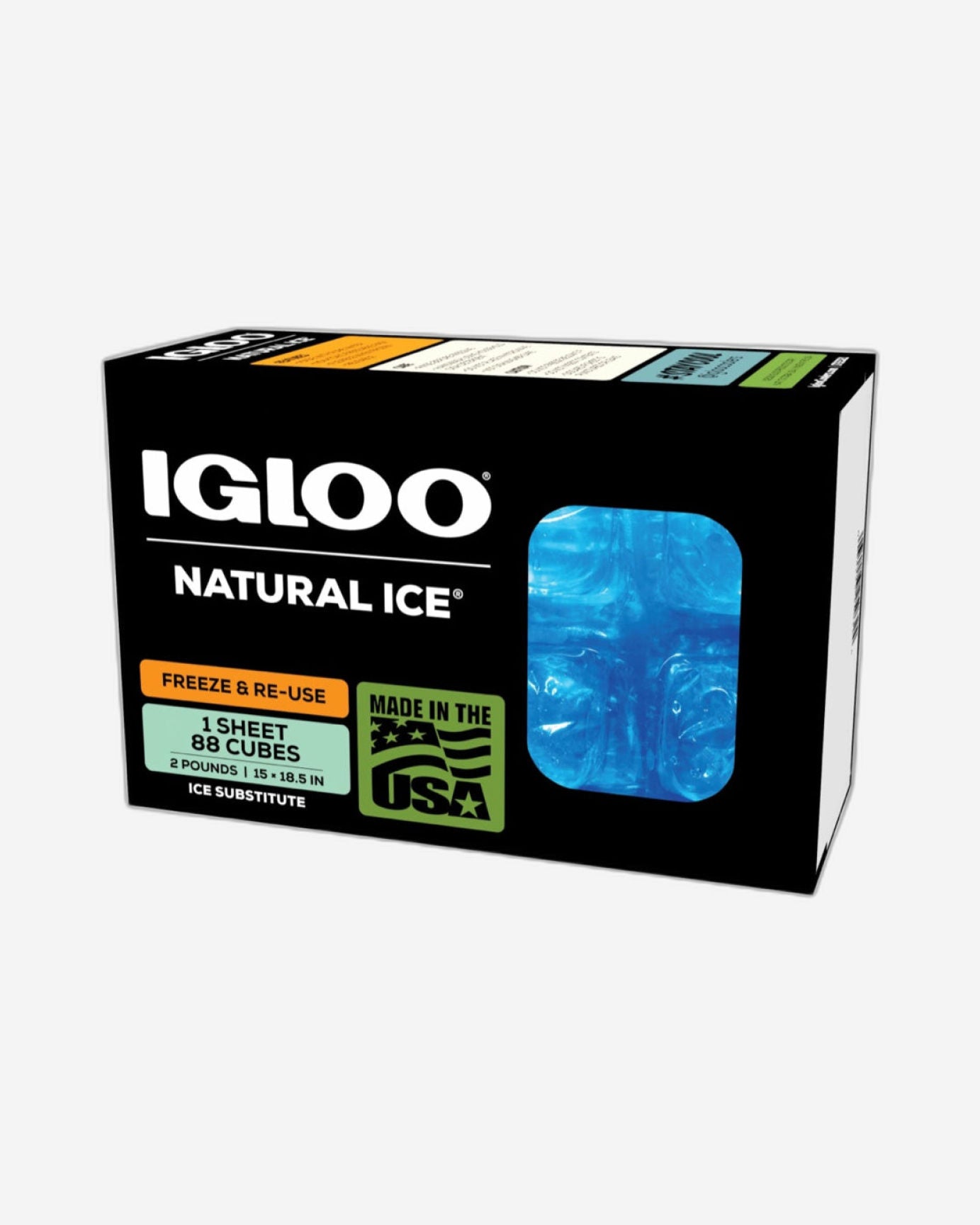 Igloo-Maxcold Natural Ice Sheet 88 Cube - Blue