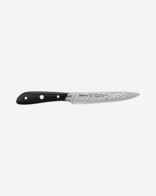 Fissman 5" Utility Knife Hattori Hammered 420j2 Steel