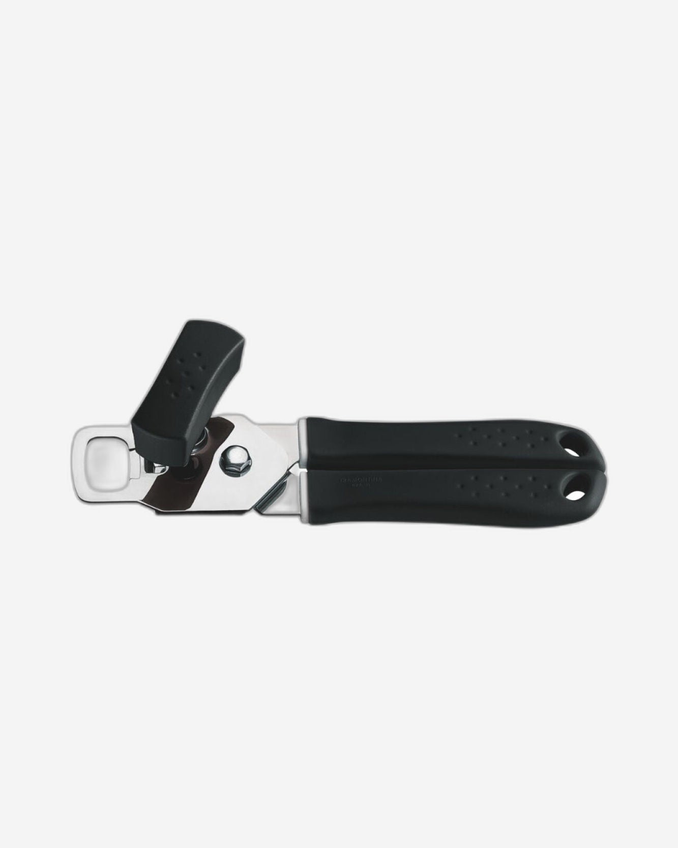 Tramontina Since 1911 Made In Brazil Tramontina Utilitá Stainless-Steel Can Opener With Black Polypropylene Handle