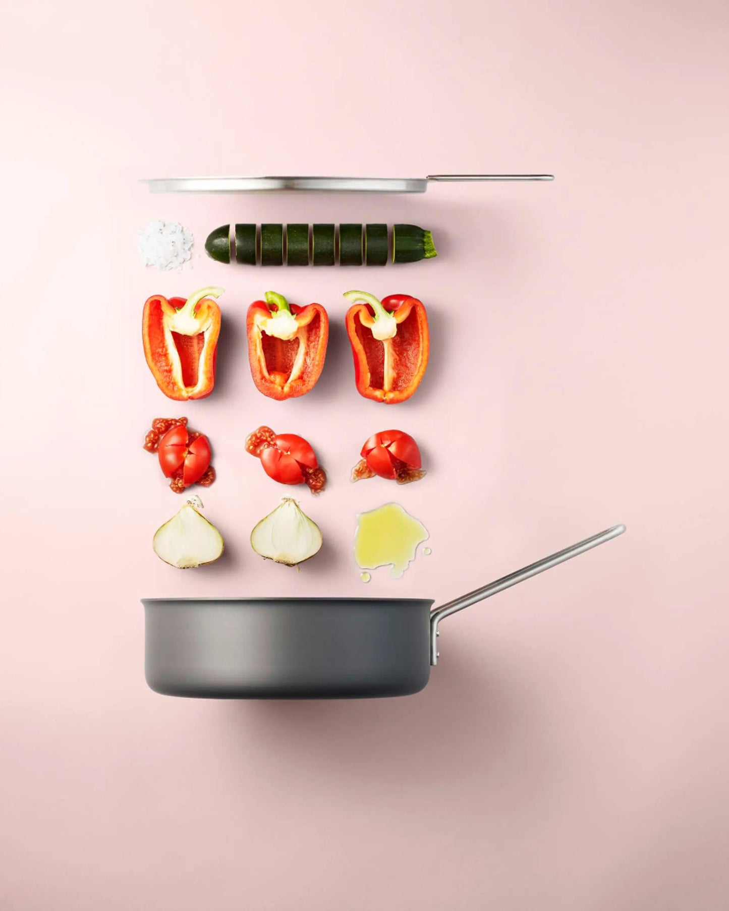 Eva Solo 256224 Sauté Pan  24cm  Dura line, SlipLet® Nonstick