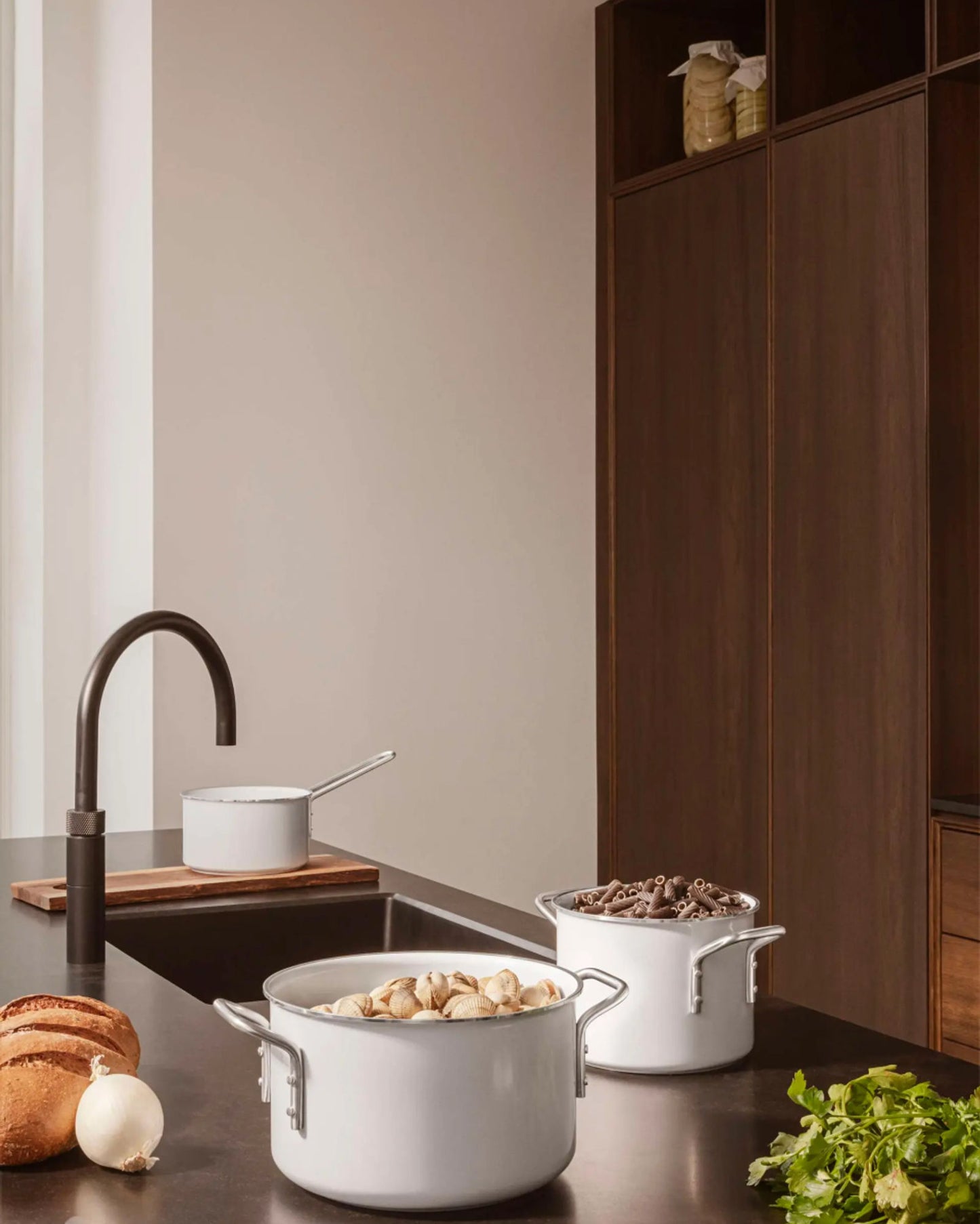 Eva Solo 256618 White Line Saucepan 1.8L 16cm