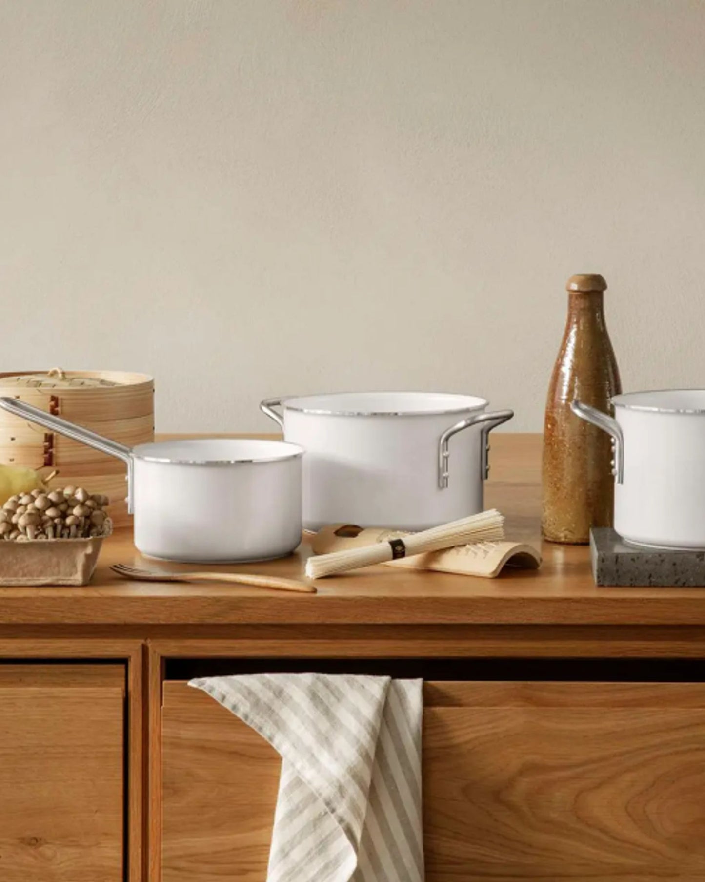 Eva Solo 256618 White Line Saucepan 1.8L 16cm