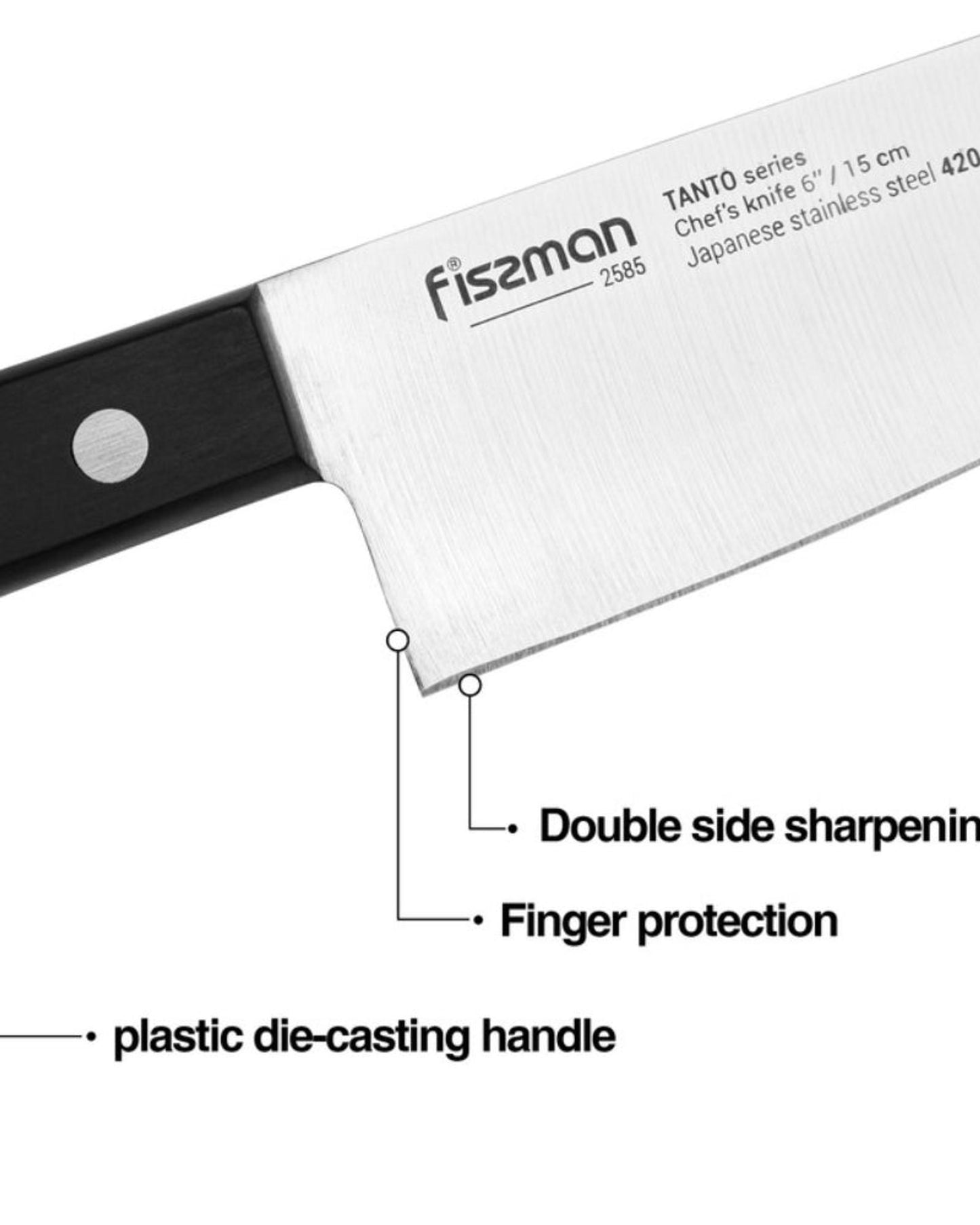 Fissman Chef Knife Tanto 15cm