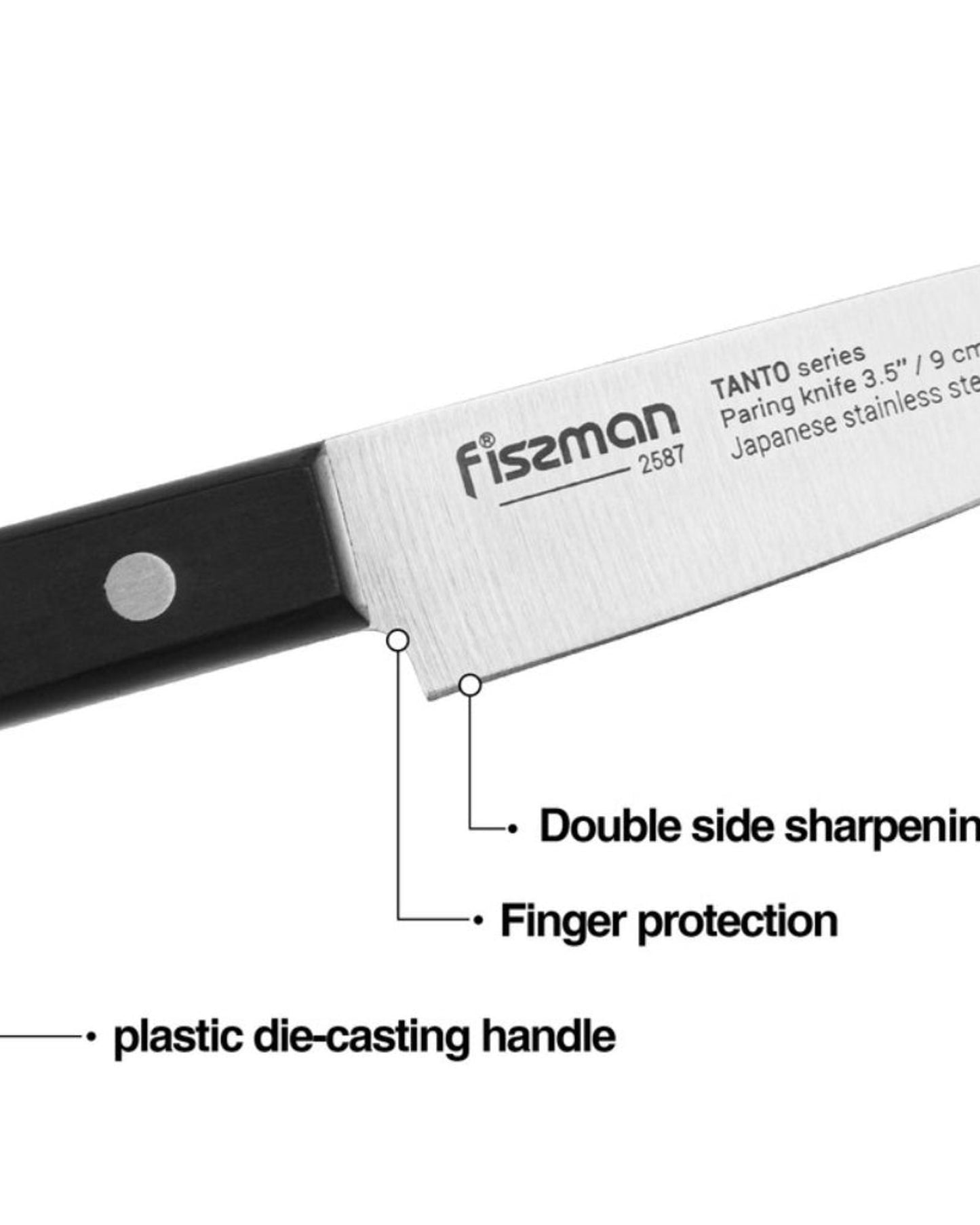Fissman 3.5Paring TANTO (3Cr13 steel)