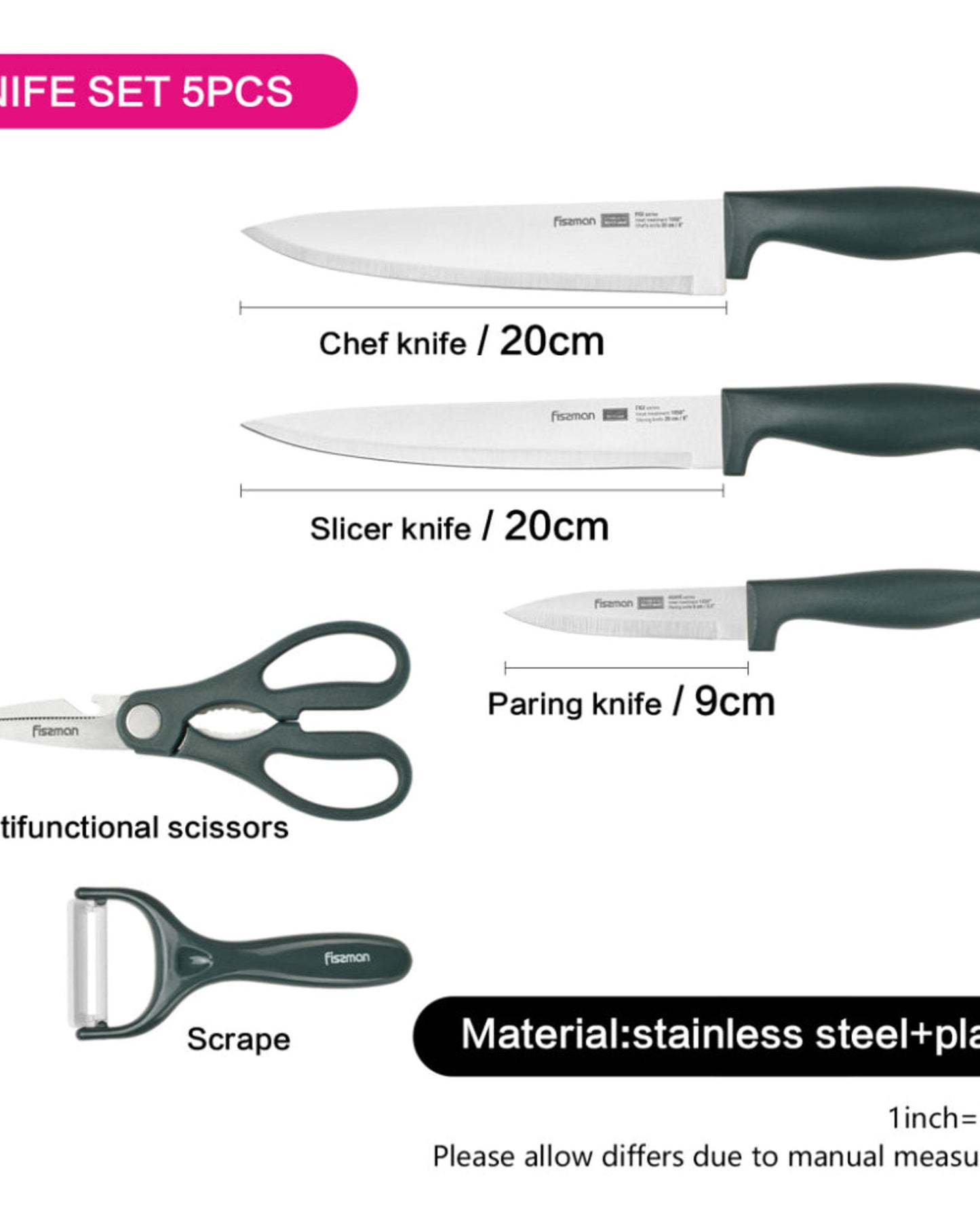 Fissman Knife Agave 5Pc