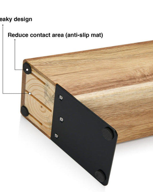 Fissman 6 Pc Knife Set Akamatsu With Wooden Block (3Cr14 Steel)