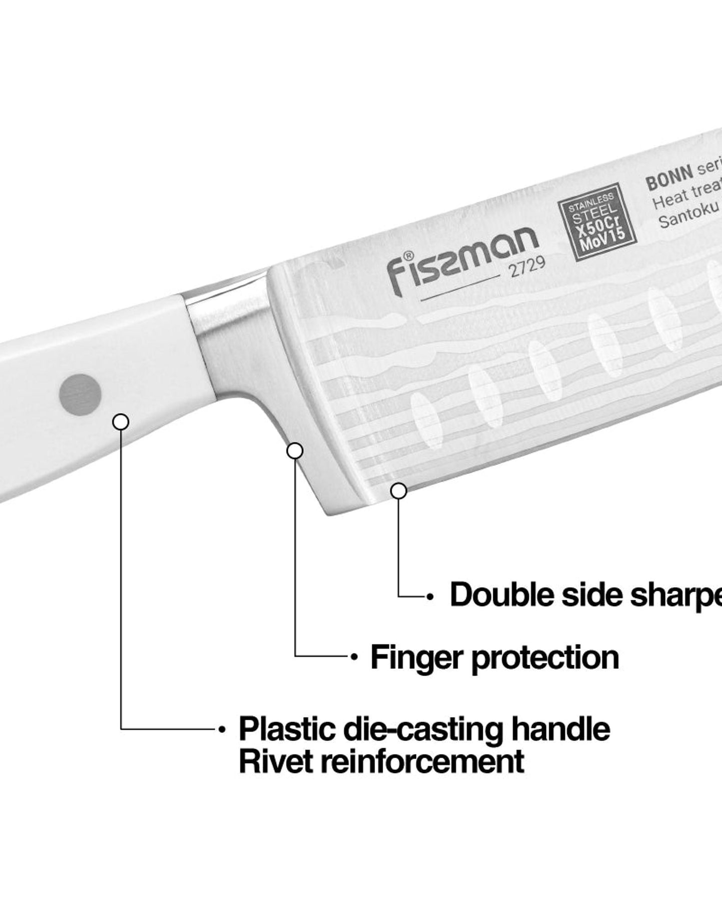 Fissman Santoku Knife Bonn 7Inch