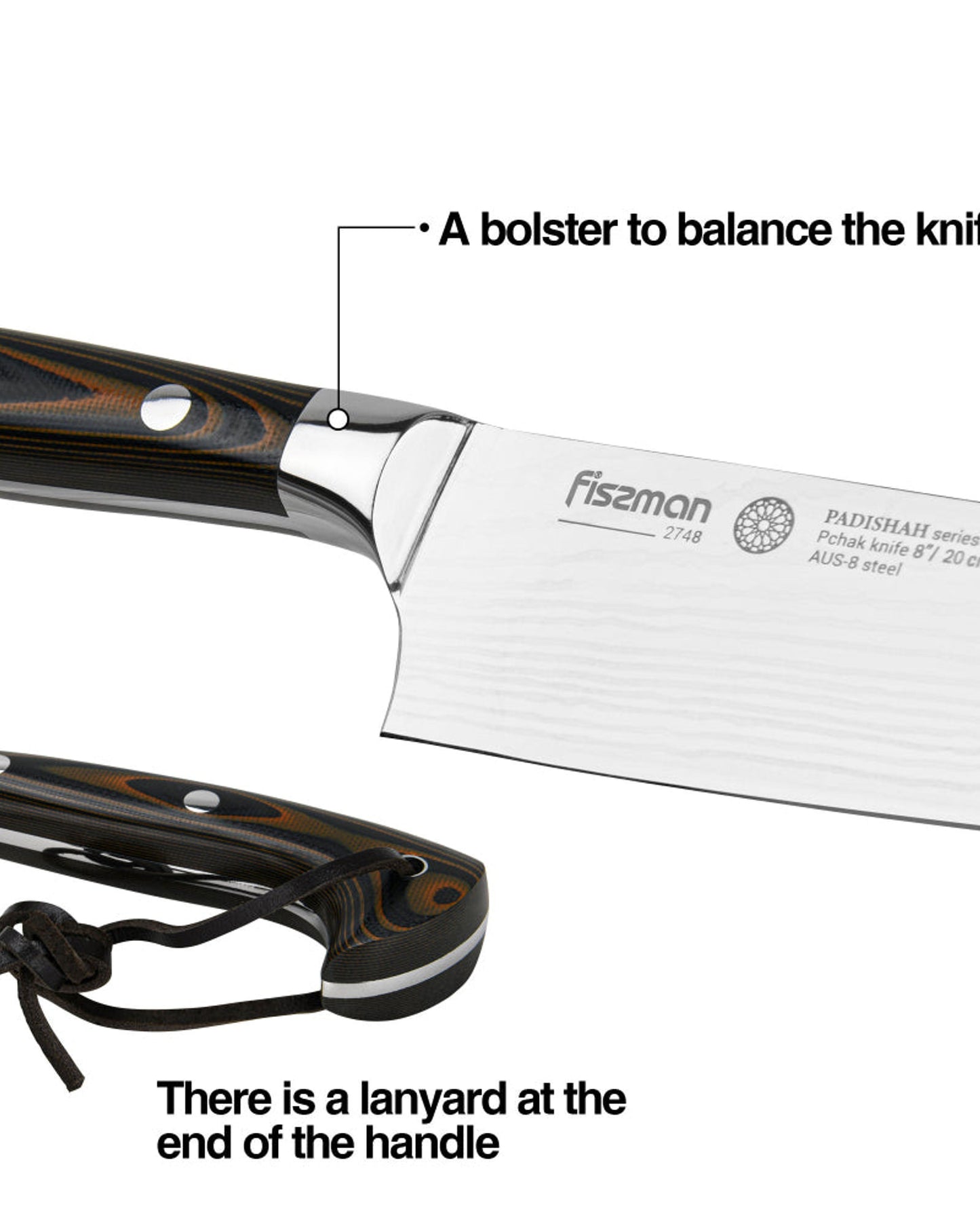 Fissman Pchak Knife Padishah 8Inch