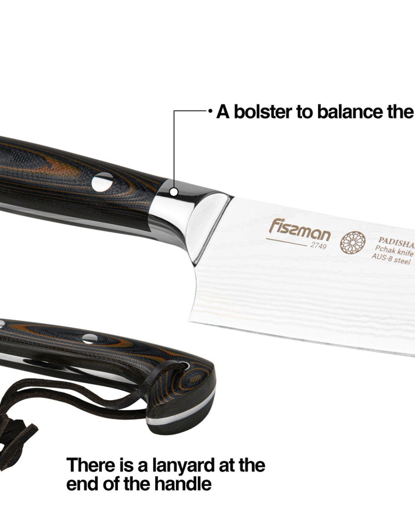 Fissman Pchak Knife Padishah 6Inch