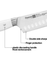 Fissman 7'' Santoku Knife LINZ (steel X50Cr15MoV)