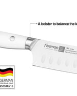 Fissman 5'' Santoku Knife LINZ (steel X50Cr15MoV)