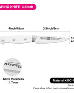 Fissman 3.5" Paring Knife LINZ (steel X50Cr15MoV)