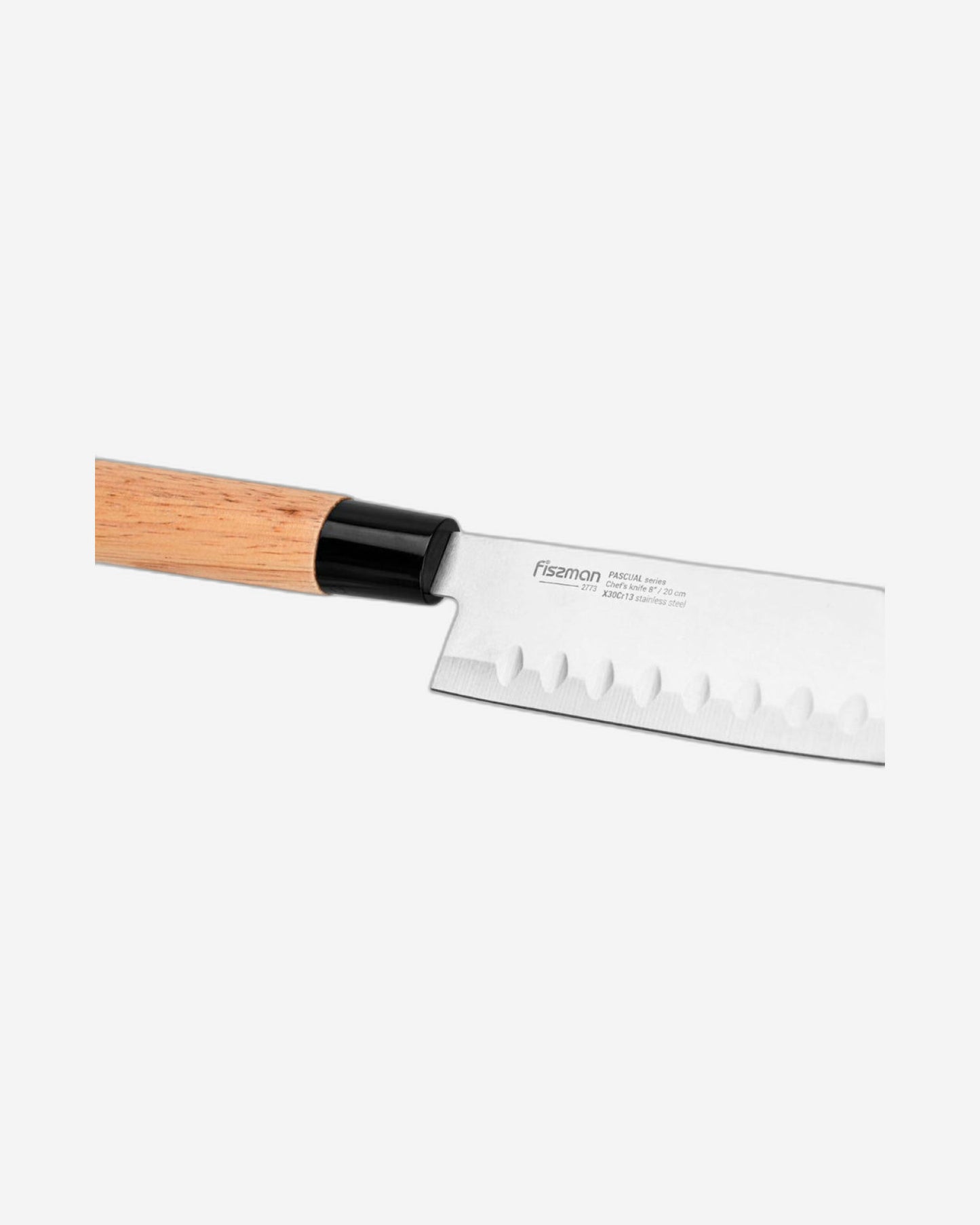 Fissman 6-Piece Kitchen Knife Set with Wooden Block, Stainless Steel Pascual Series