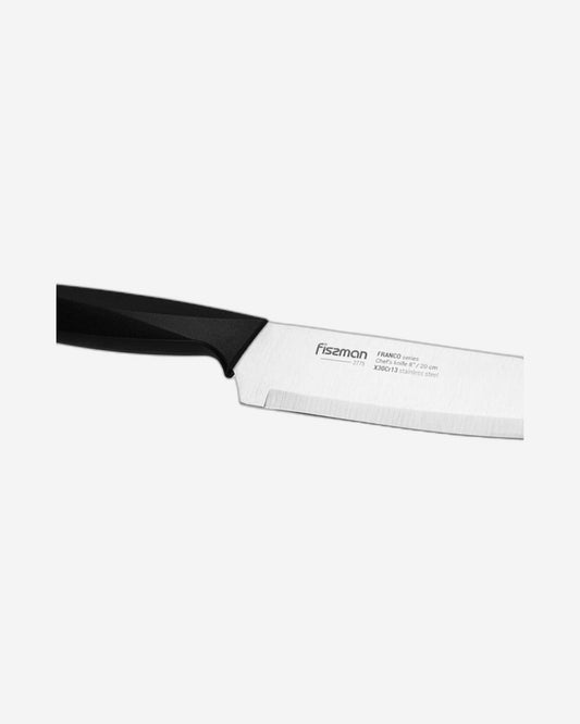 Fissman 3-Piece Knife Set, Stainless Steel Franco Series 8'' Chef Knife, 5'' Utility Knife, 3.5'' Paring Knife