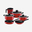 Tramontina Cookware Set 9Pc Red