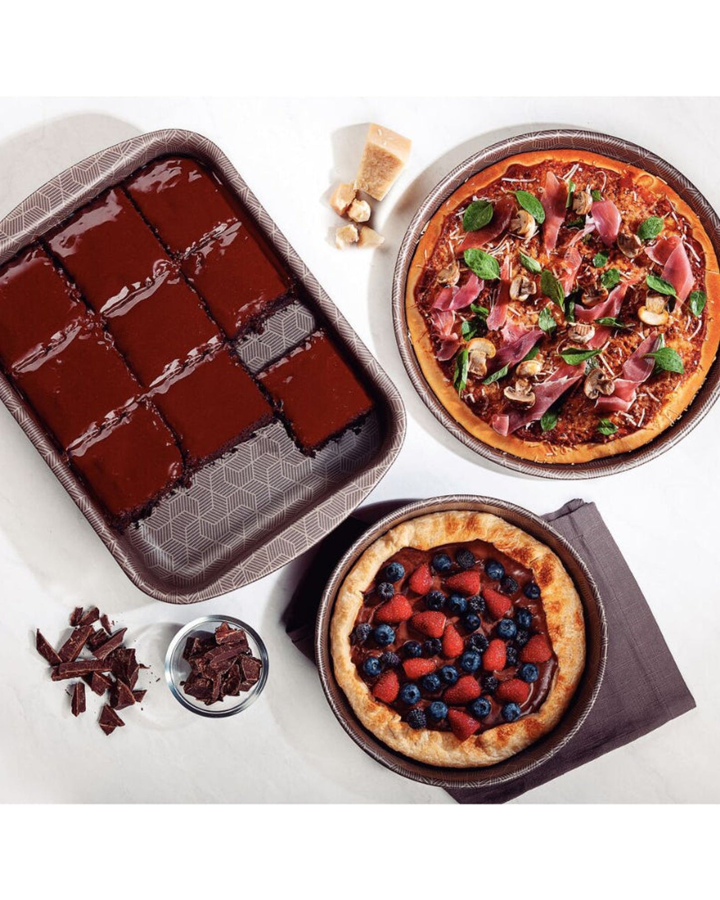 Tramontina Paris Roasting Pan Set 3Pc