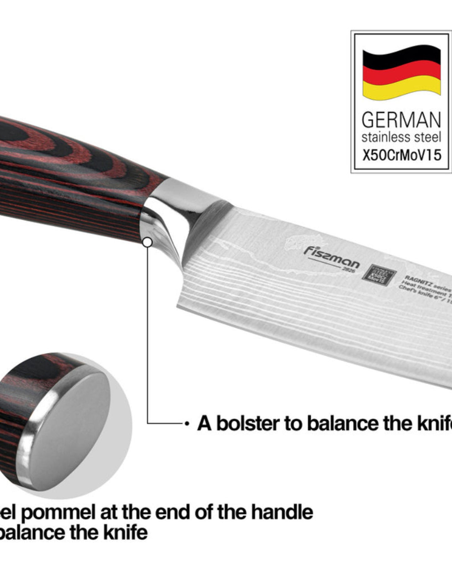 Fissman Chefs Knife Ragnitz 6Inch