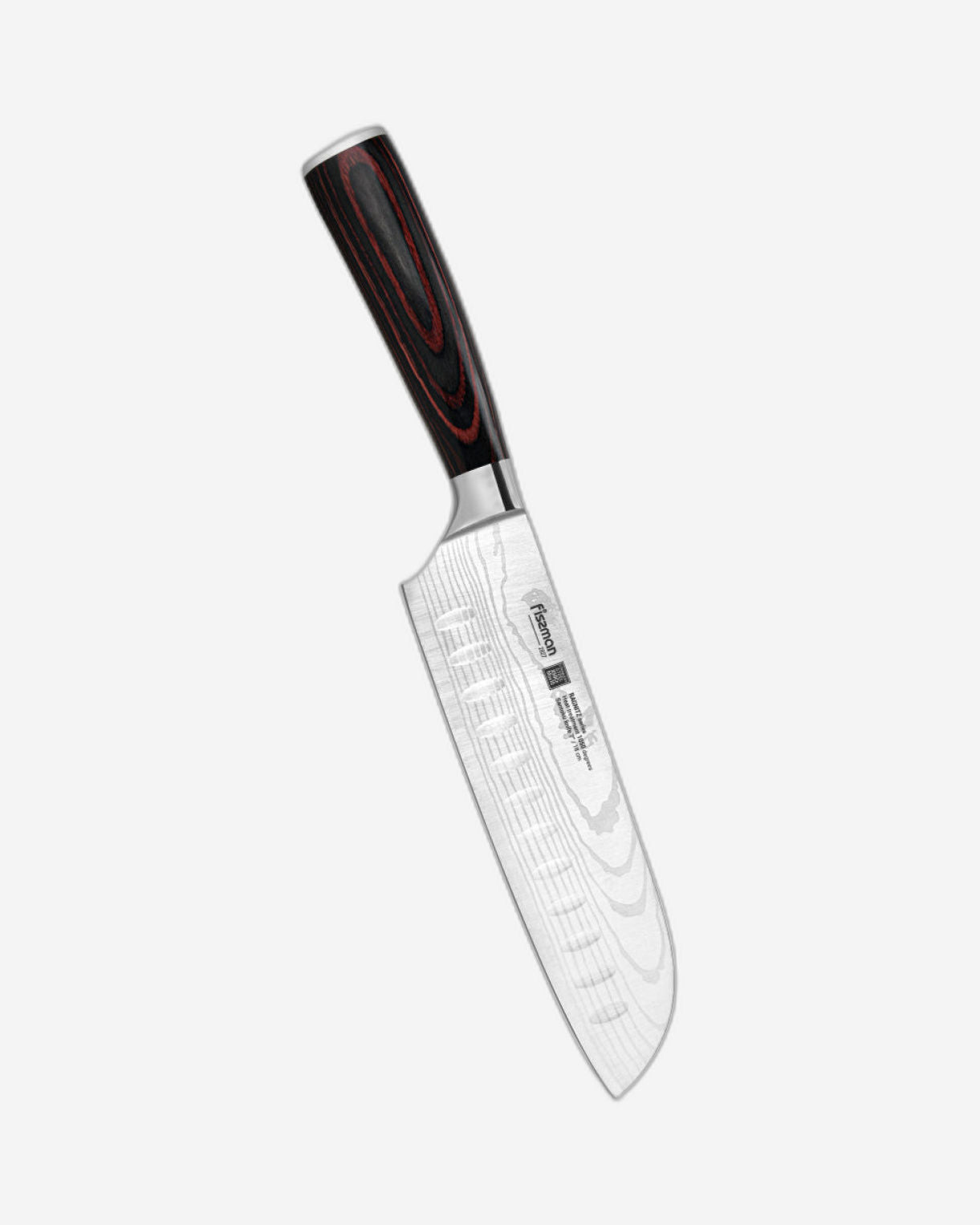 Fissman 7'' Santoku Knife Japanese Utility Knife, German Alloy X50CrMoV15 Stainless Steel Ragnitz Series