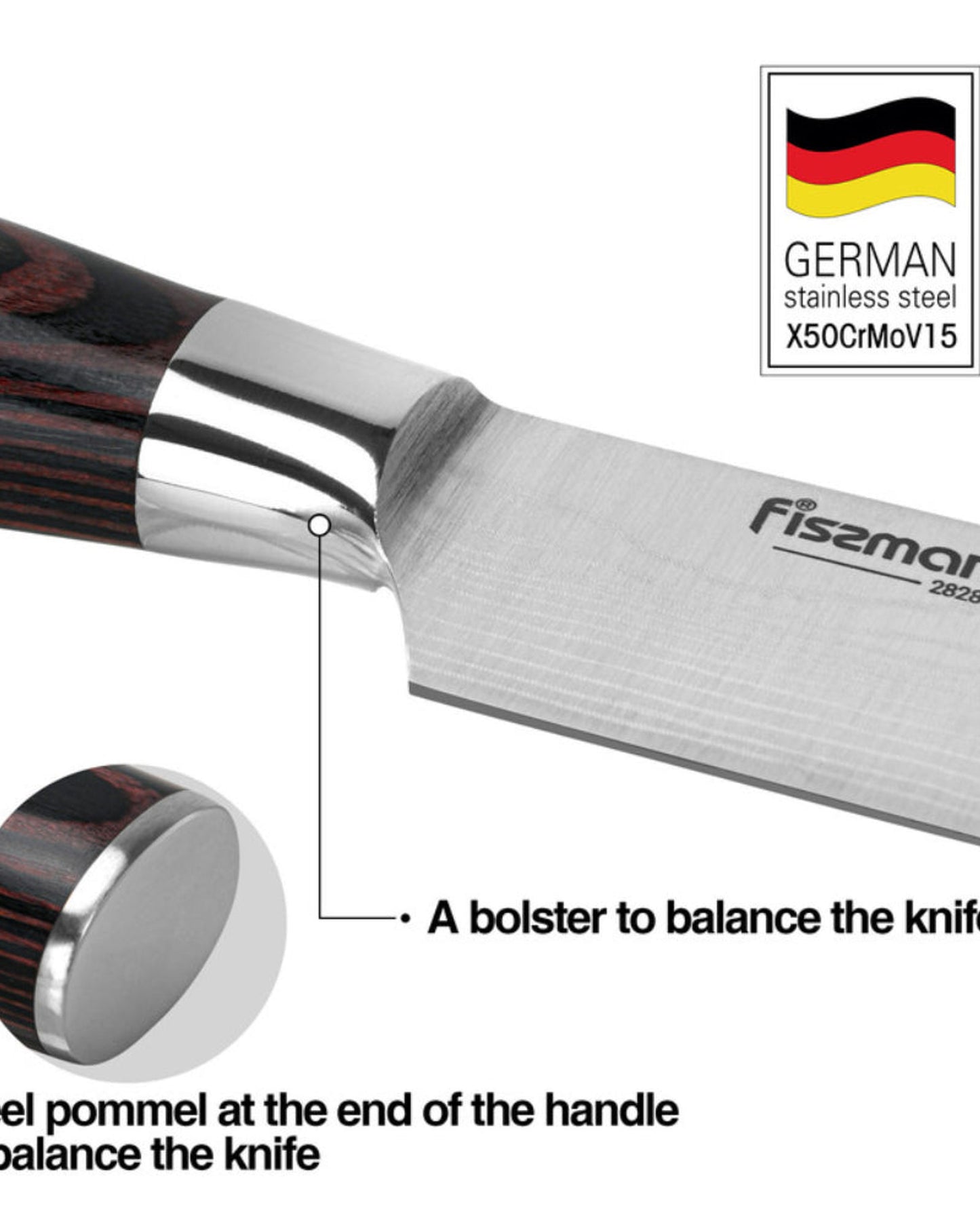 Fissman Santoku Knife Ragnitz 5Inch
