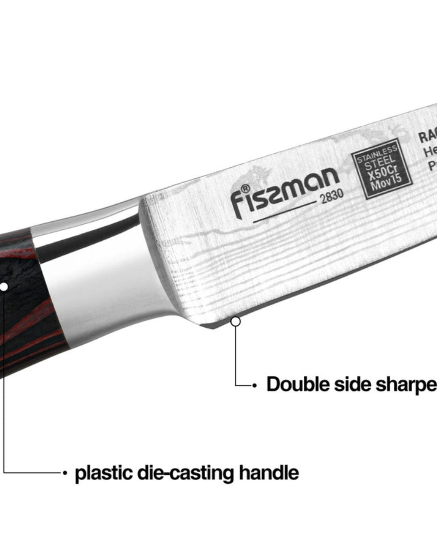 Fissman 3.5 Paring Knife Ragnitz Series (Steel X50Cr15MoV)