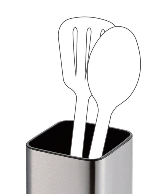 Fissman Kitchen Tool Organizer 9.5x9.5x15.5 cm  (Stainless Steel)