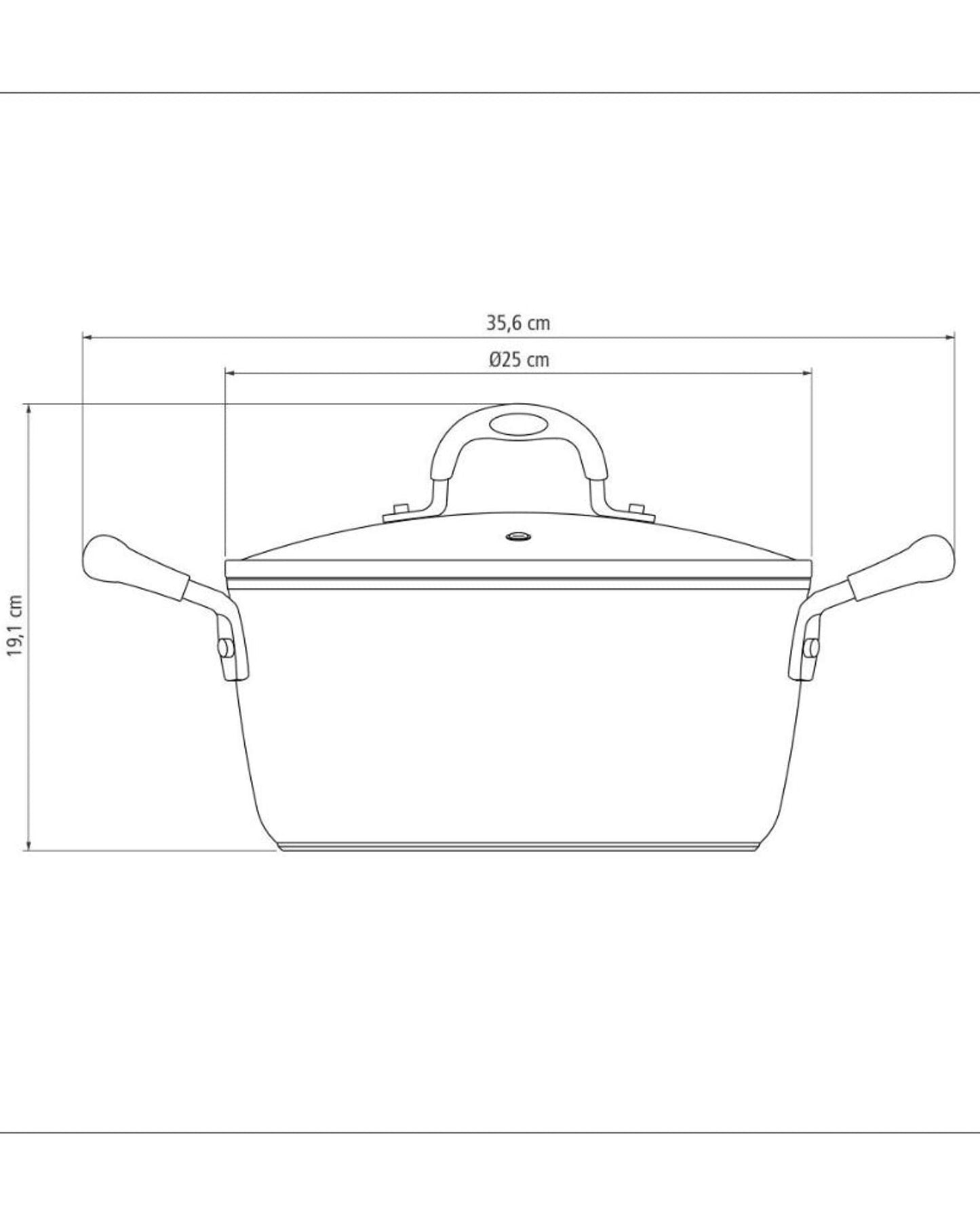 Tramontina Monaco Casserole 4.5L