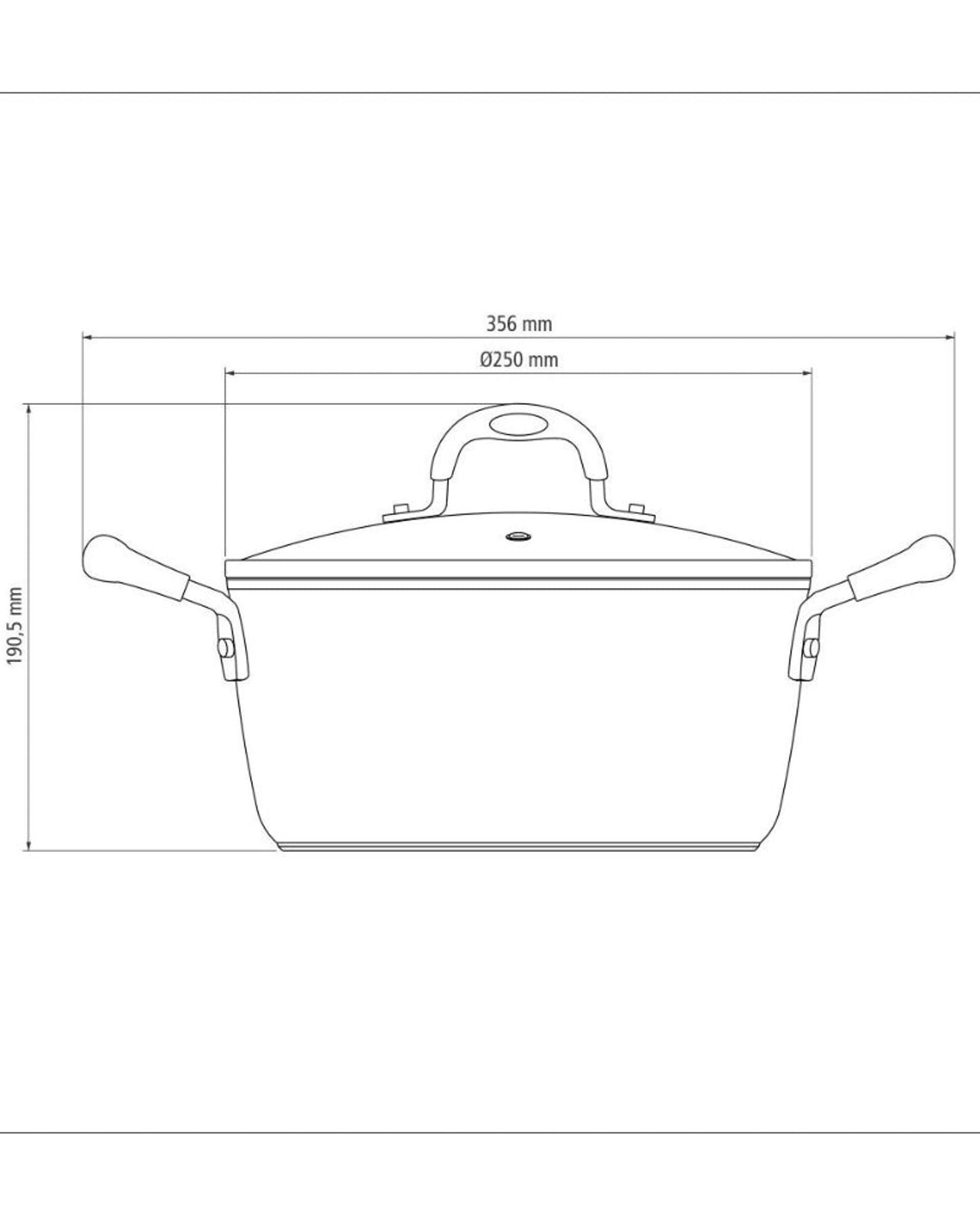 Tramontina Monaco Casserole 4.5L