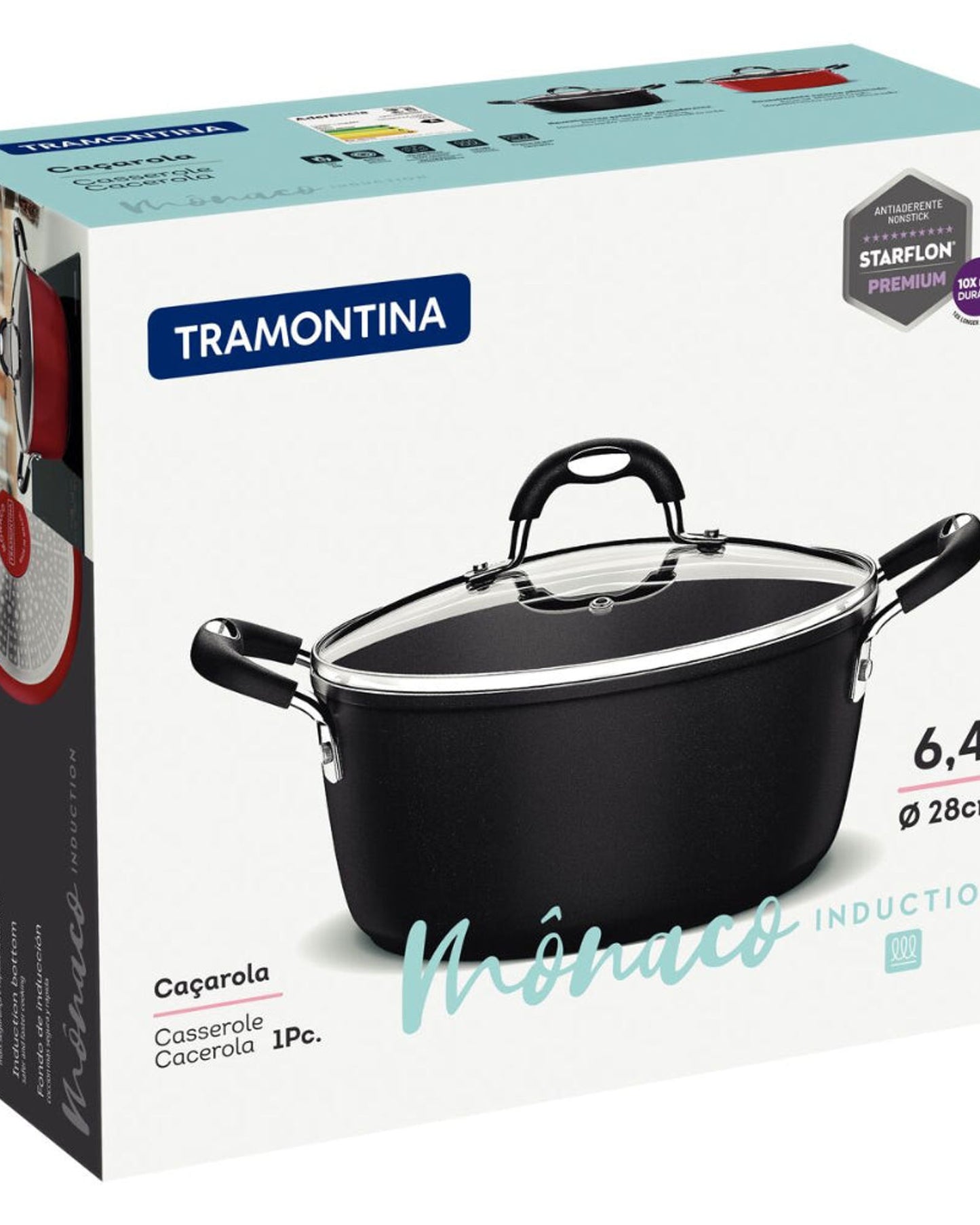 Tramontina Monaco Casserole 6.4L