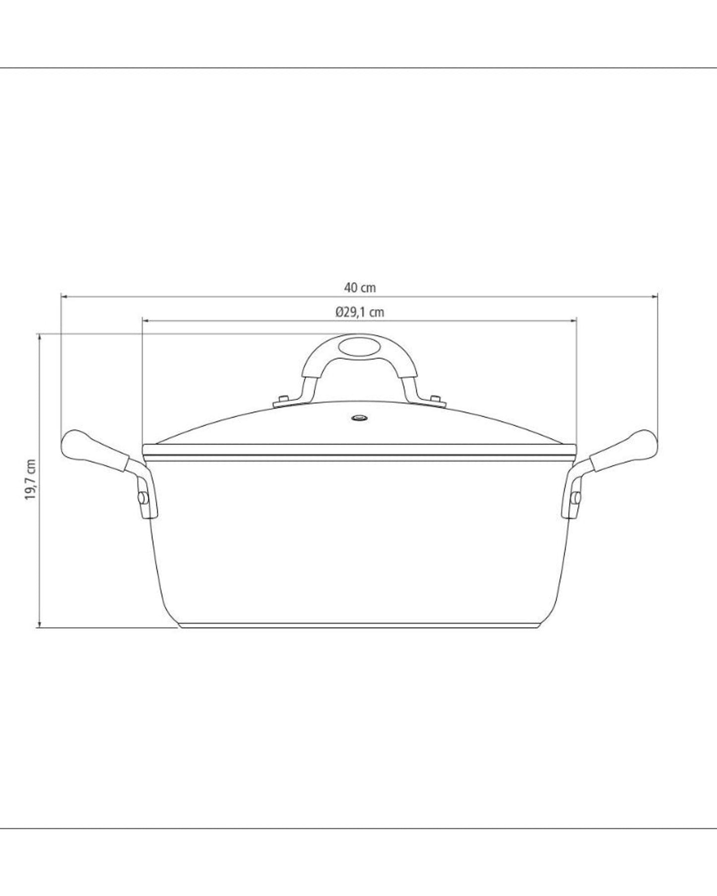 Tramontina Monaco Casserole 6.4L