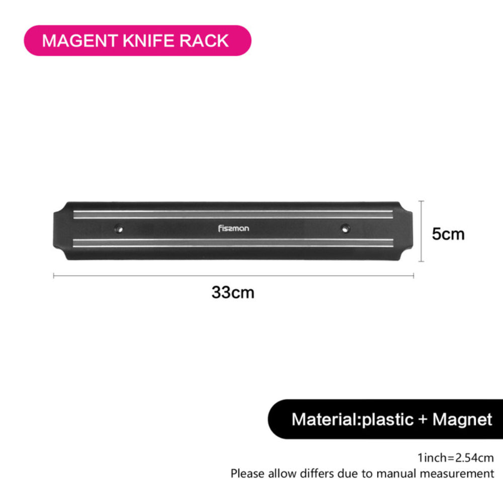 Fissman Knife Magnetic Bar Black/Grey 33cm