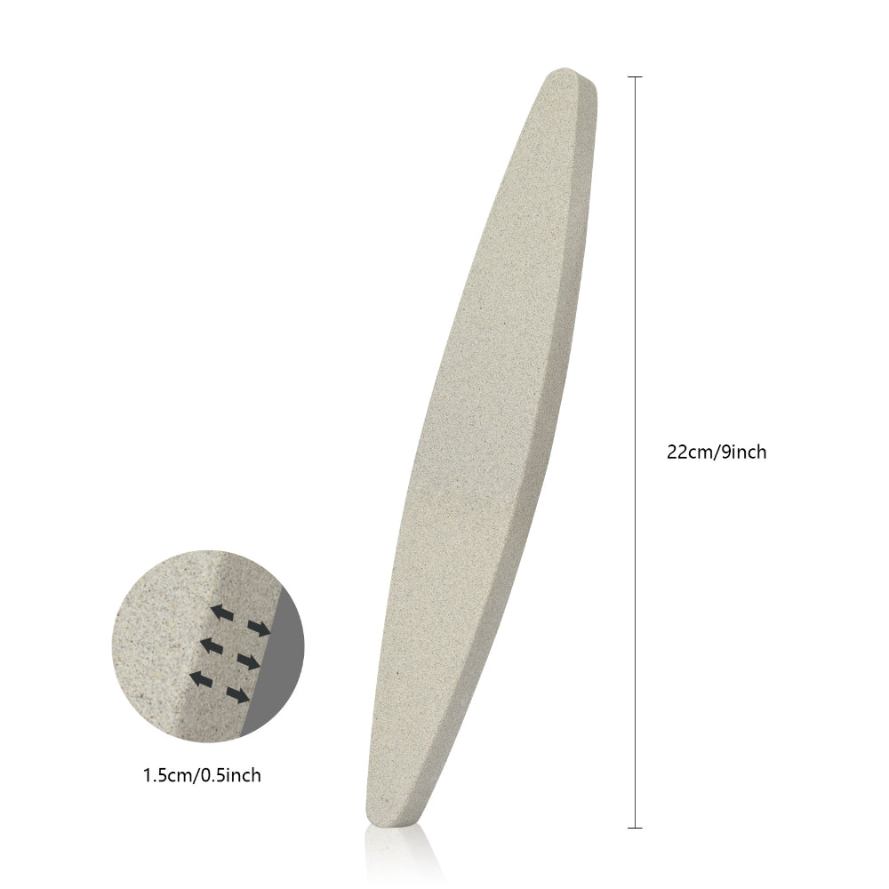 Fissman Knife Sharpener with Whetstone Corundum Grey 24x3.5x1.5cm