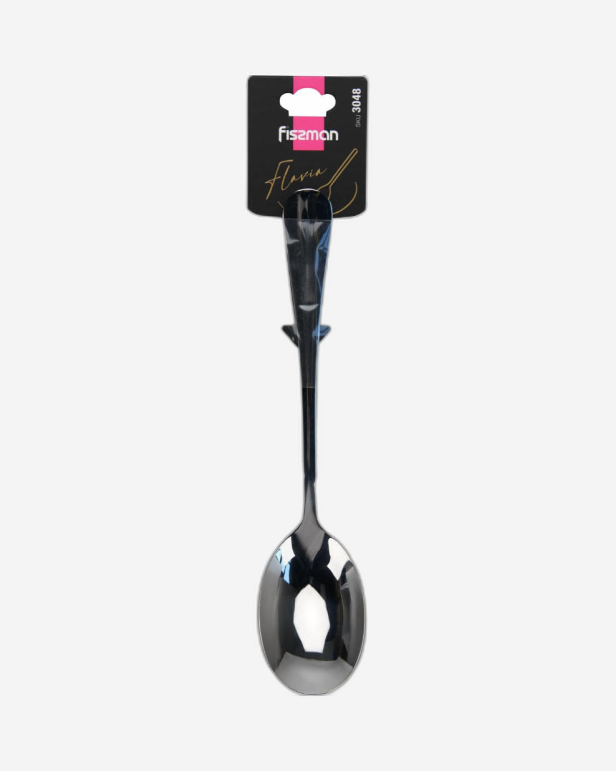 Fissman 3-Piece Serving Spoon 21cm Cutlery Set Stainless Steel, Flavia Series