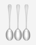 Fissman 3-Piece Serving Spoon 21cm Cutlery Set Stainless Steel, Flavia Series