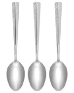 Fissman 3-Piece Dinner Spoon 20cm, Stainless Steel Cutlery Set Flor Series