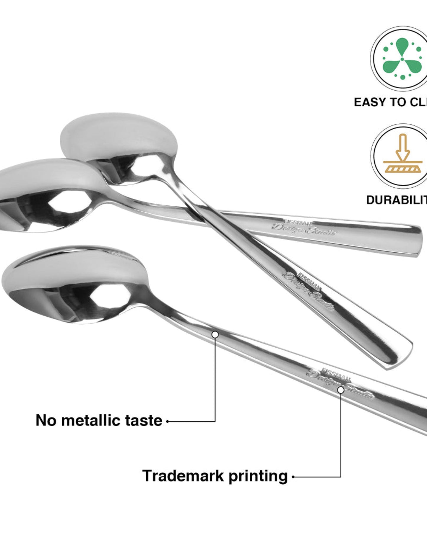 Fissman Dinner Spoon Flor 3Pc 20cm