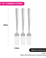 Fissman 3-Piece Tea Spoon 15cm, Stainless Steel Cutlery Set Flor Series