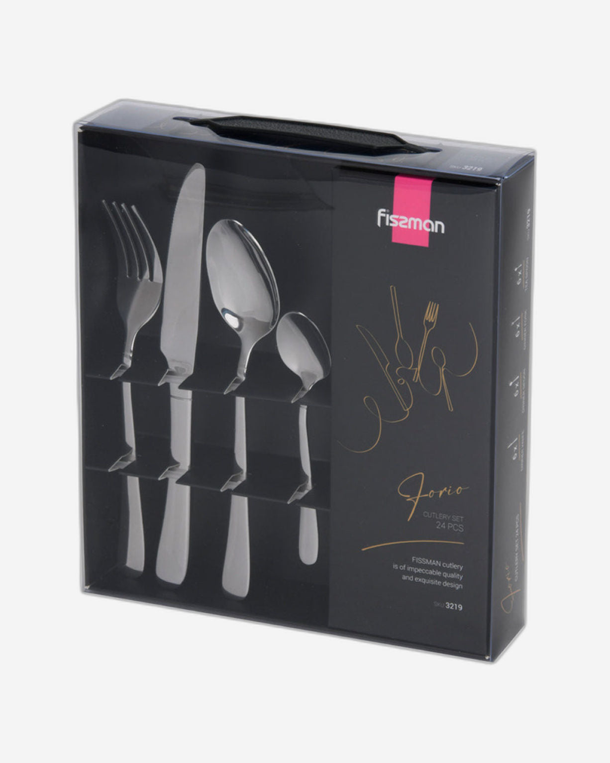 Fissman 3-Piece Dinner Knives Floy 23cm  Stainless Steel