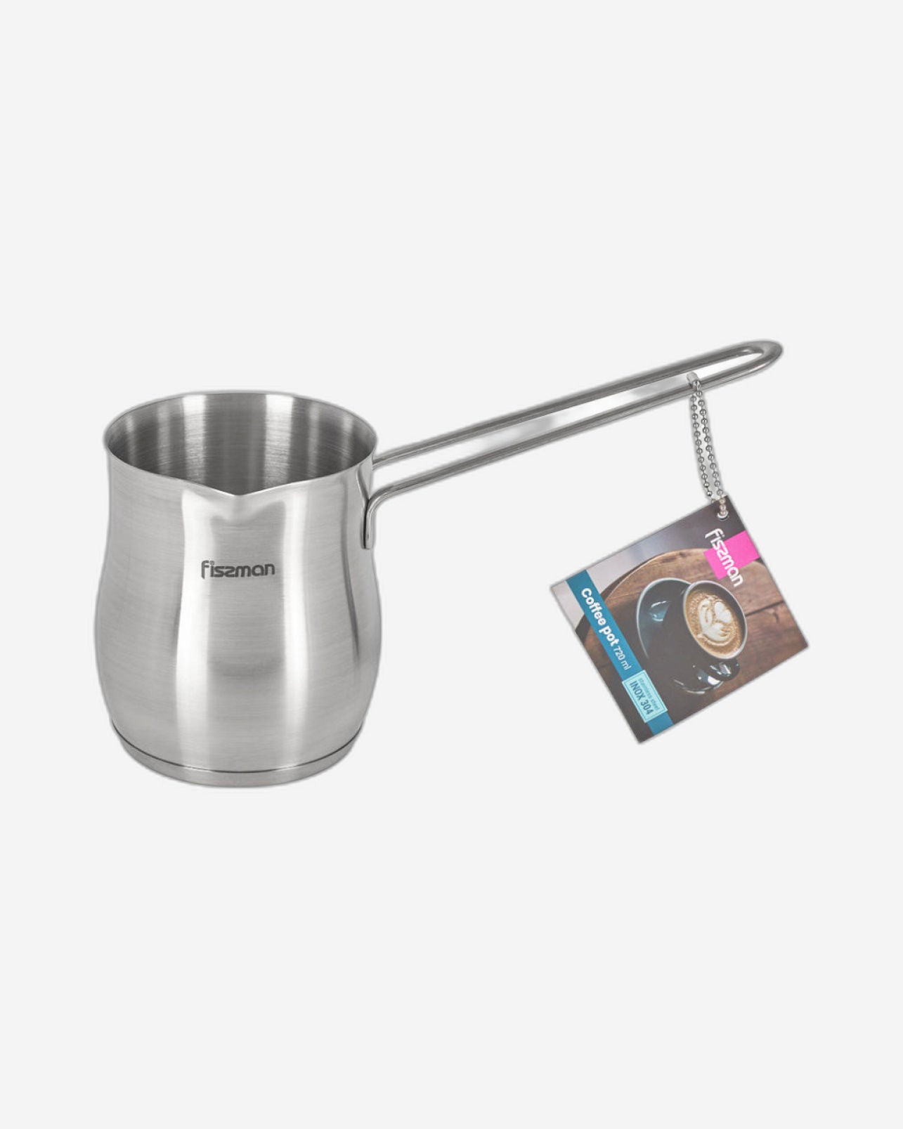 Fissman Turkish Coffee Pot 720mL Stainless Steel Induction Bottom