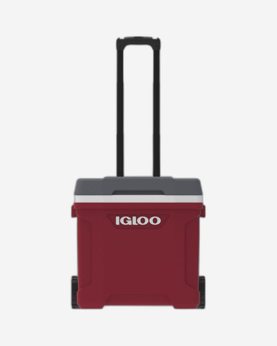 00034660-Igloo-Latitude 30 Roller Cooler - Industrial Red /Meteorite