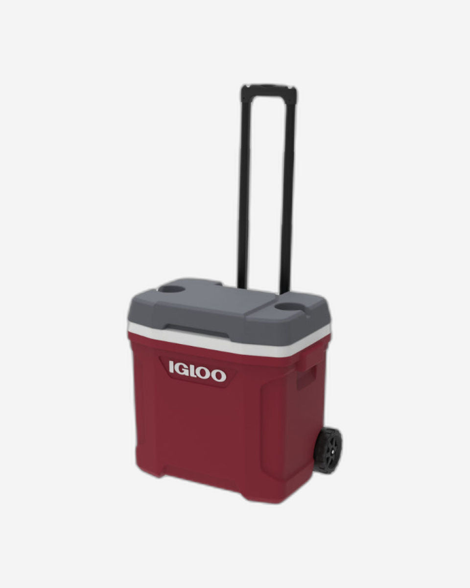 00034660-Igloo-Latitude 30 Roller Cooler - Industrial Red /Meteorite